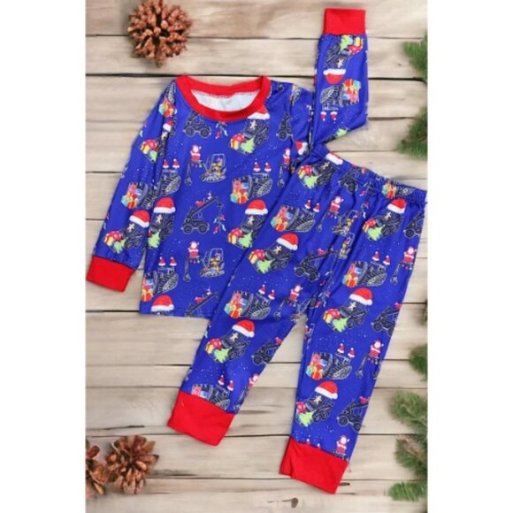 BOYS PAJAMAS SET Size 6 -12M - Picture 2 of 4